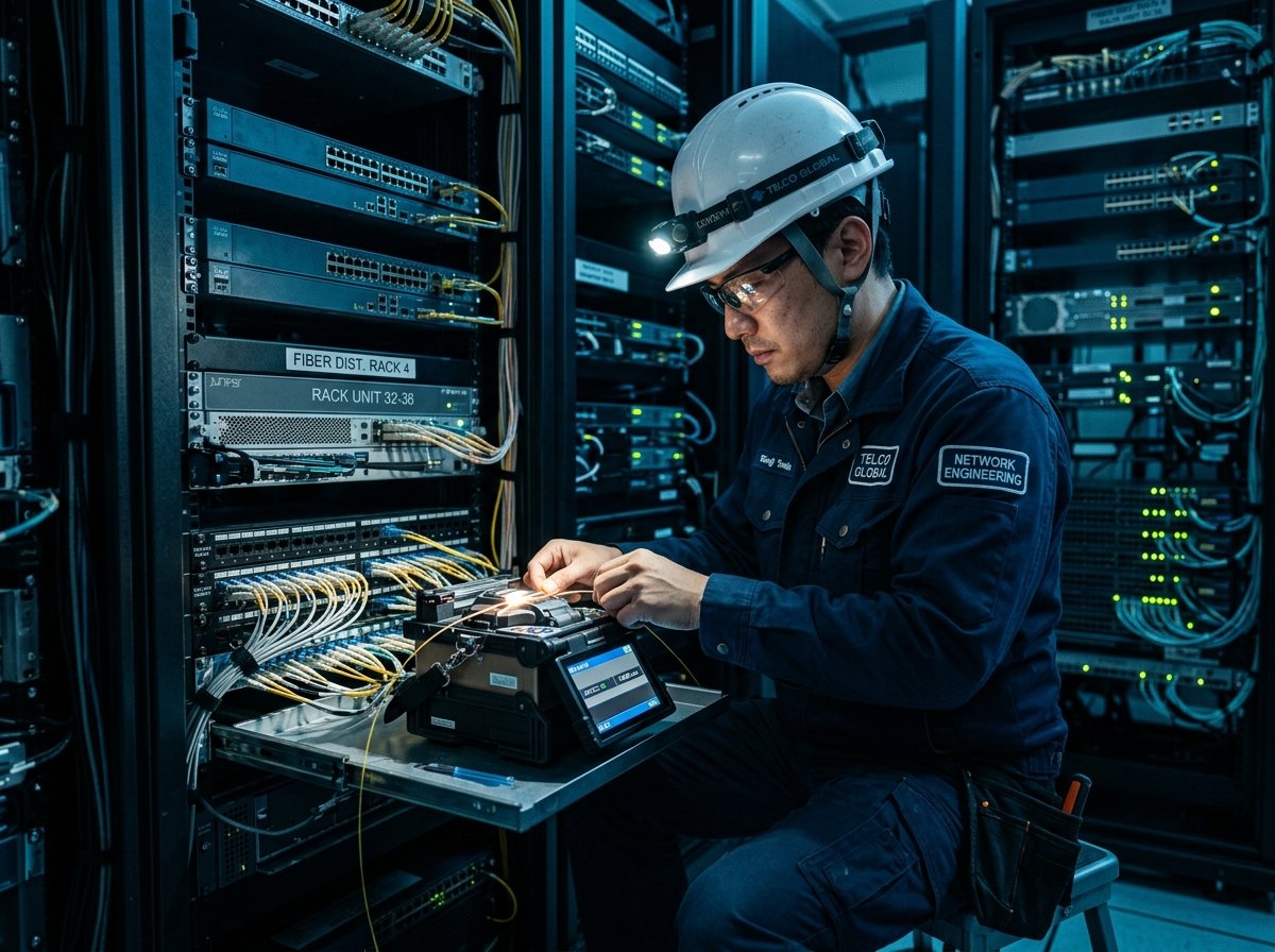 Teknisi Infrastruktur Jaringan Fiber Optic PT Media Solusi Network